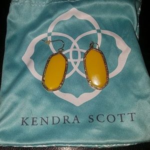 Kendra Scott Elle Yellow earrings